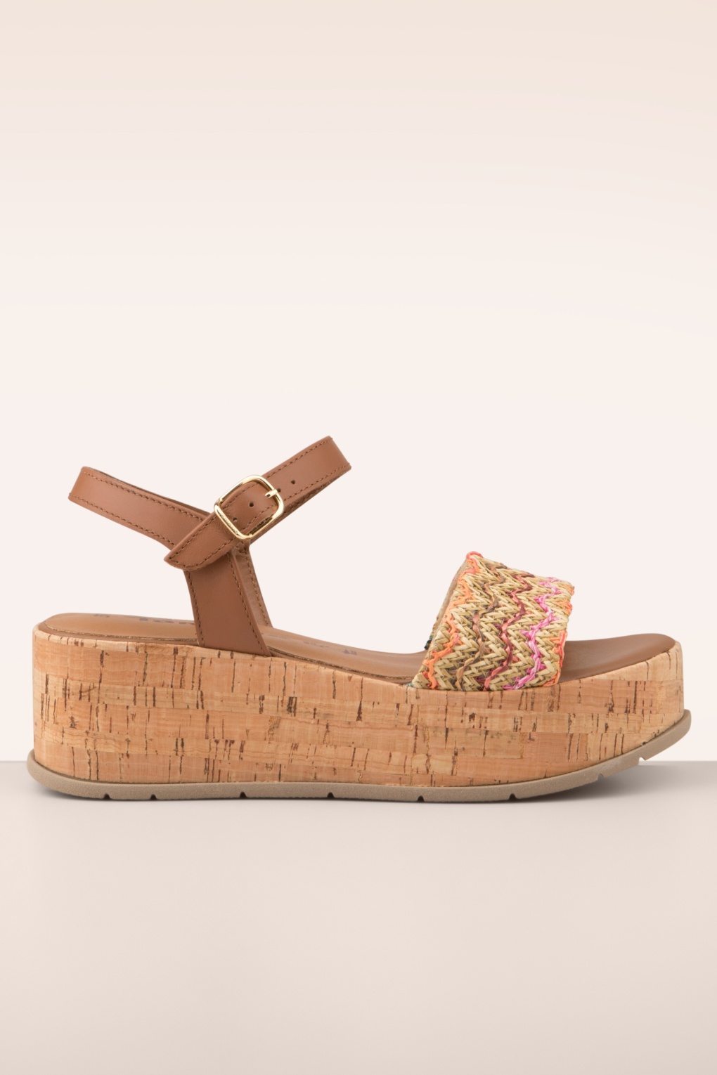 Savannah Wedges in Braun und Multi