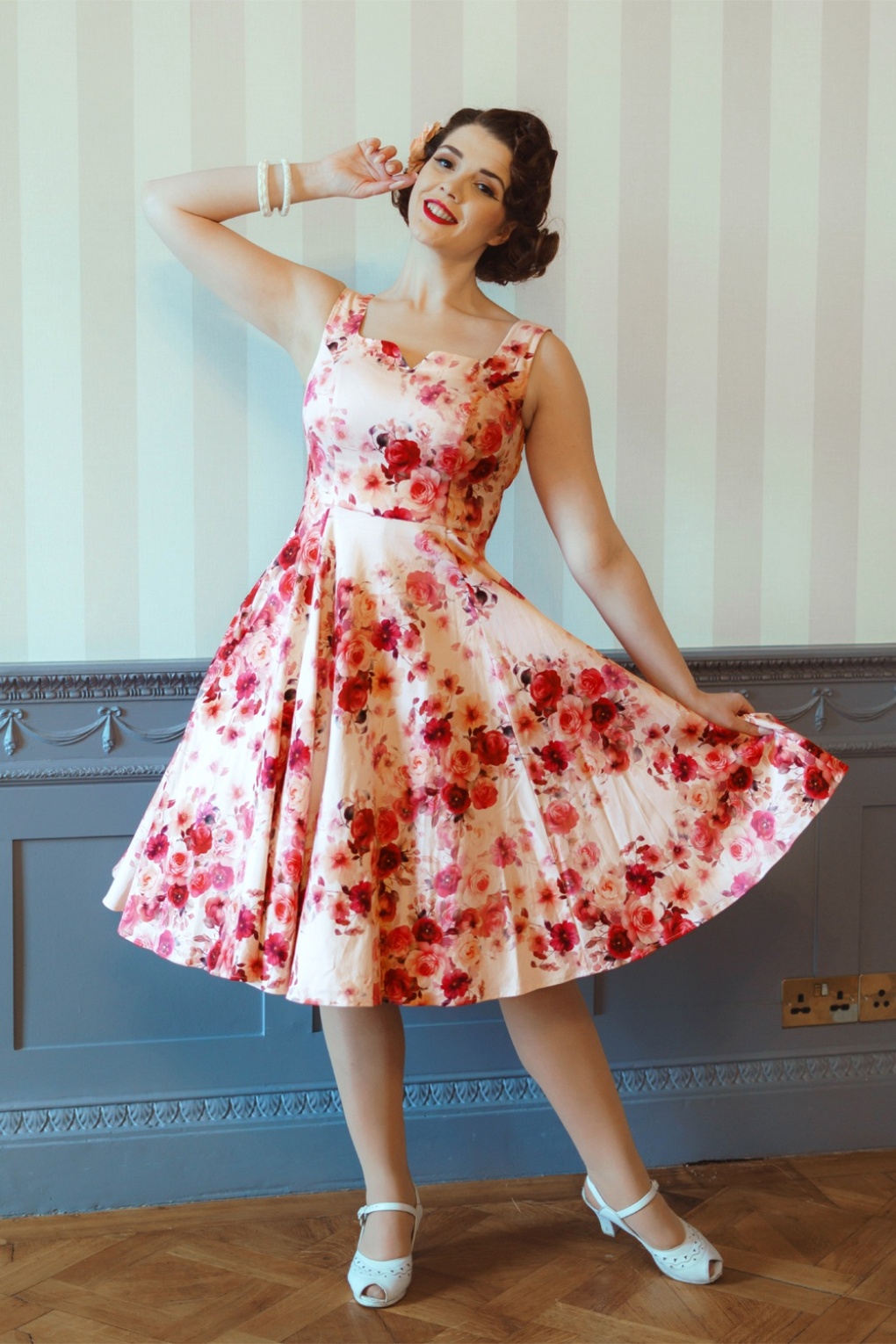 Scarlett Bloom Swingkleid in Rosa