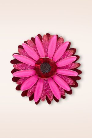 Sunshine of Life Gerbera Brosche