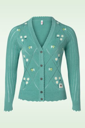Sweet Soiree Knit Strickjacke in Shallow Waters Blue