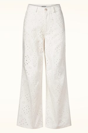 The Meadow Muse Baumwolljeans in Weiß