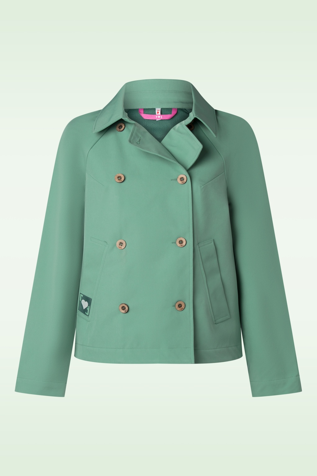 Tiny Trench Softshell Jacke in Be Bold Green