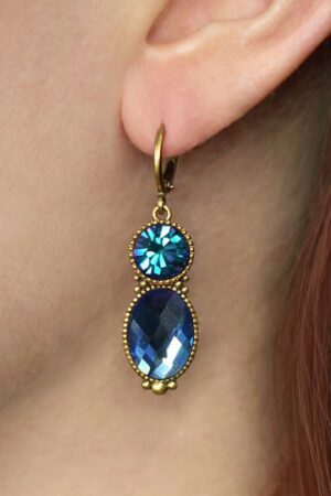 Tosca Ohrringe in Blau