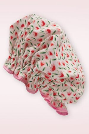 Tulip Duschhaube in Rosa.