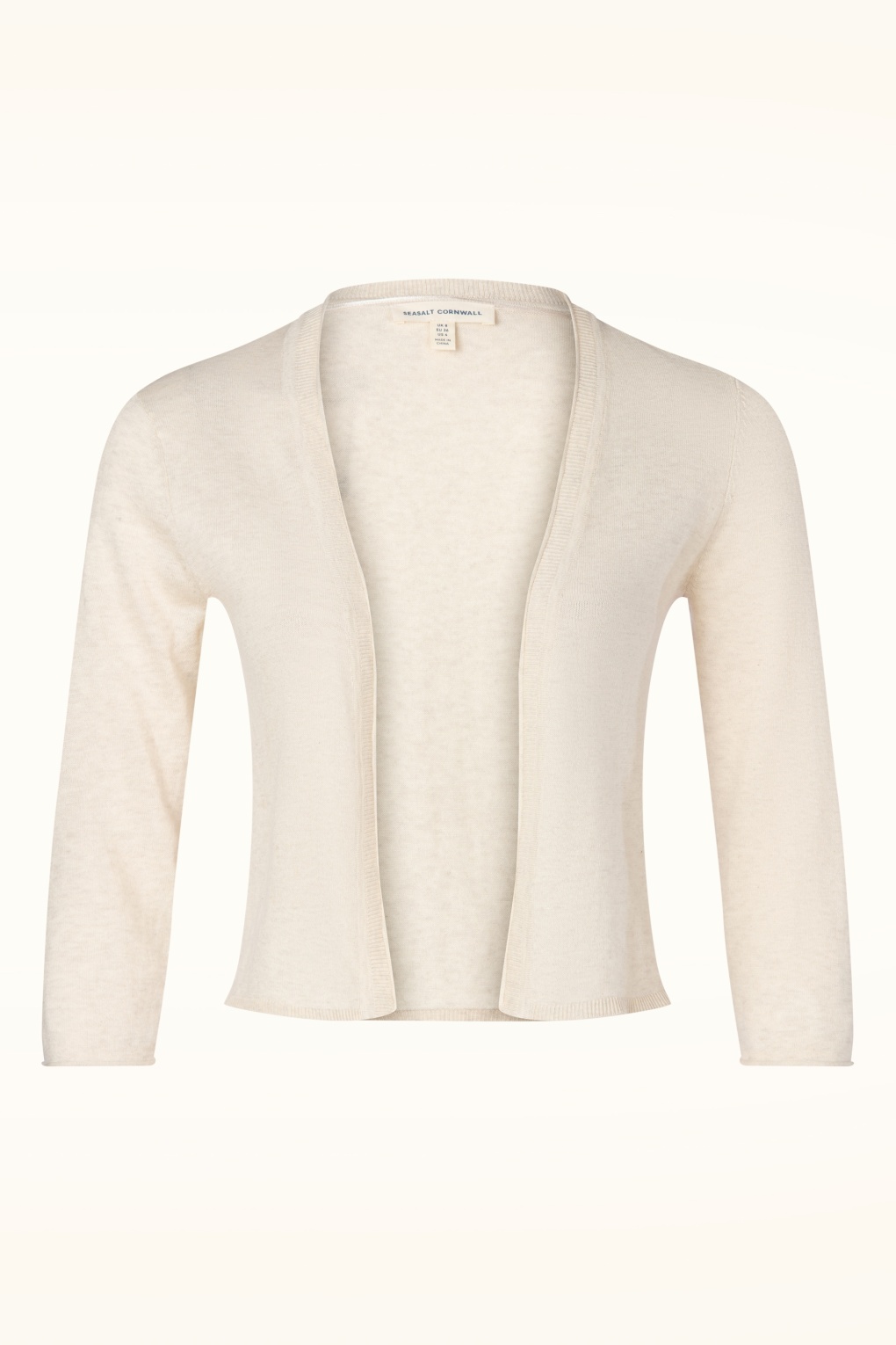 Vanessa Baumwoll-Cardigan in Elfenbein