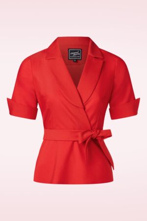 Veronika Bluse in Rot