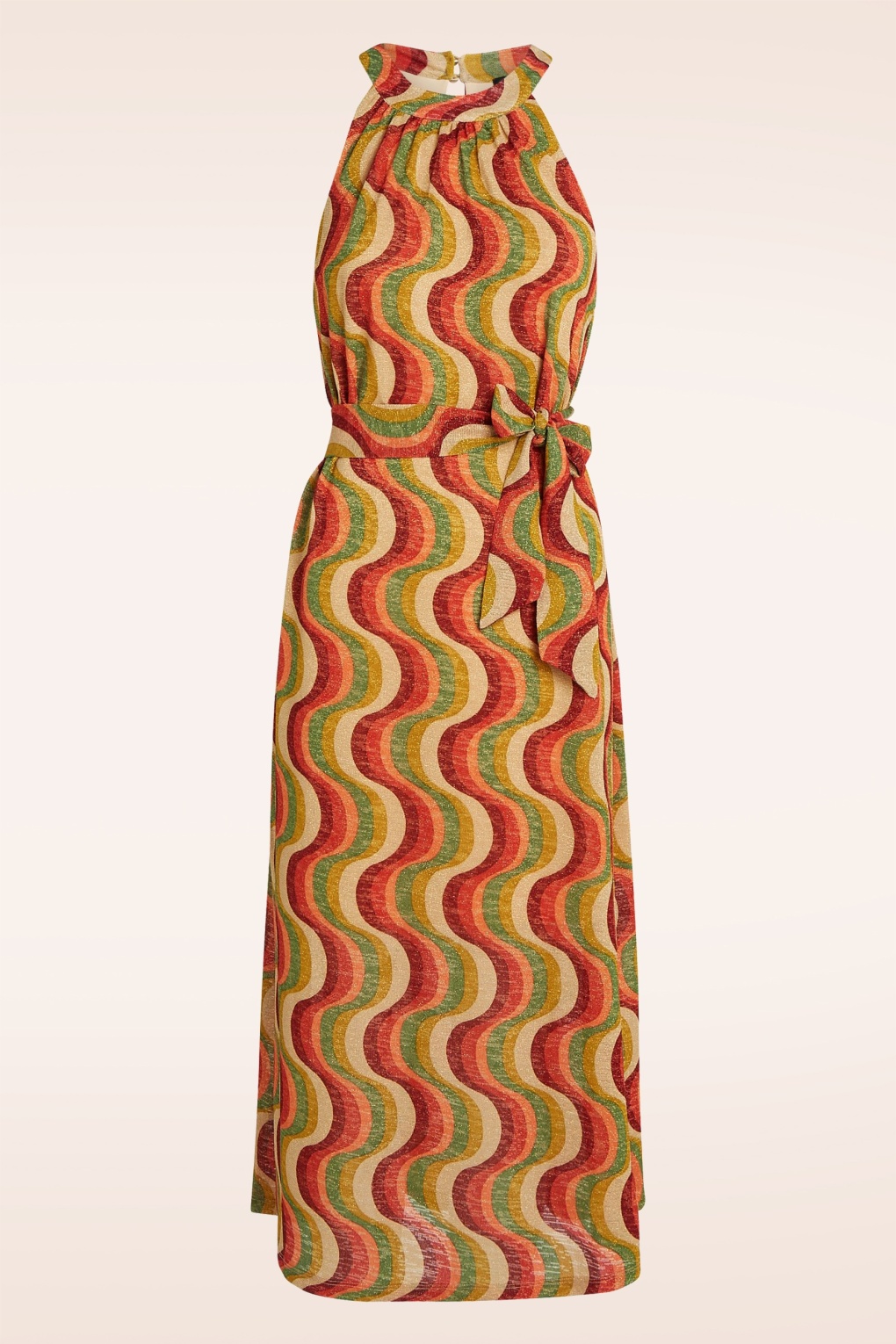 Virna Jiggy Midi-Kleid in Multi