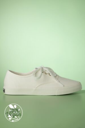Chloe Canvas Sneaker in Off White