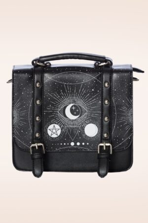 Cosmic Satchel Handtasche in Schwarz