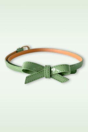 Gold Rush Gürtel in Salbeigrün