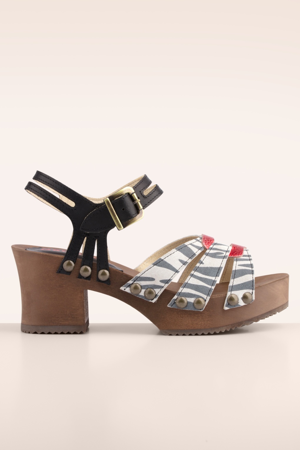 Ida Safari Clogs in Zebra