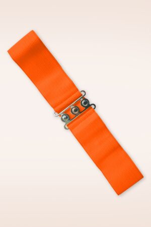 Lauren Vintage Stretch Belt in Orange