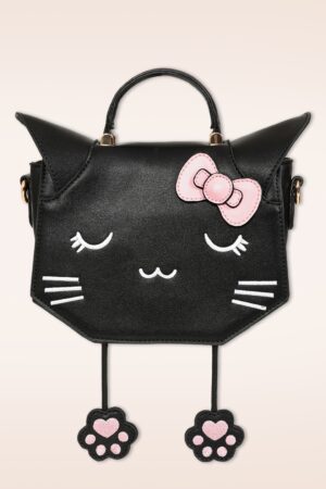 Meowgical Dreams Handtasche in Schwarz