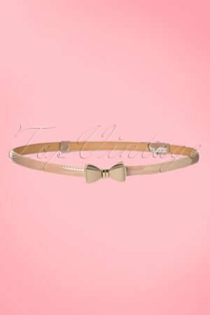 Ocean Avenue Schleifengürtel in Nude