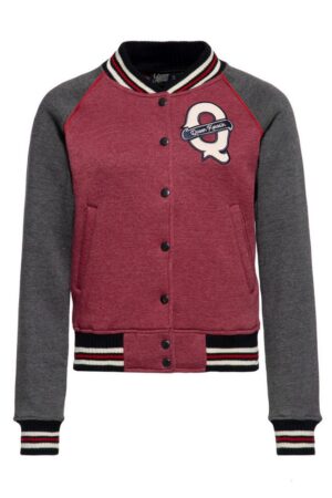 QueenKerosin Collegejacke Speed Queens (1-St) mit Rückenstickerei
