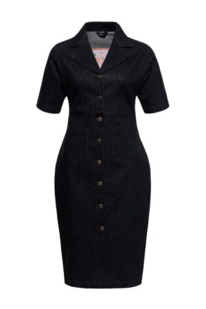 QueenKerosin Etuikleid Rebel Queens (1-tlg) mit Rücken-Patch