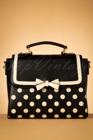 Retro Influencer Handtasche in Schwarz