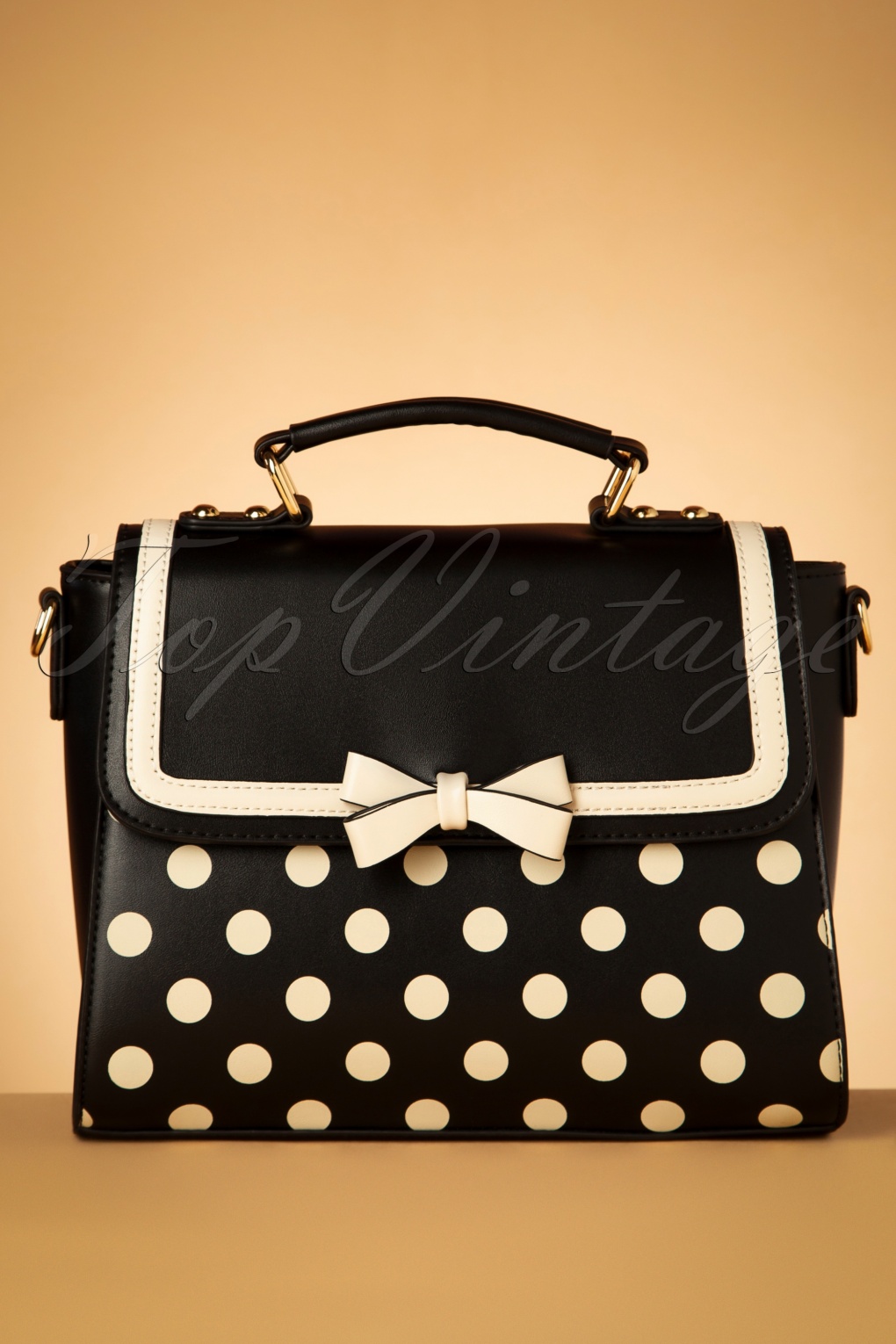 Retro Influencer Handtasche in Schwarz