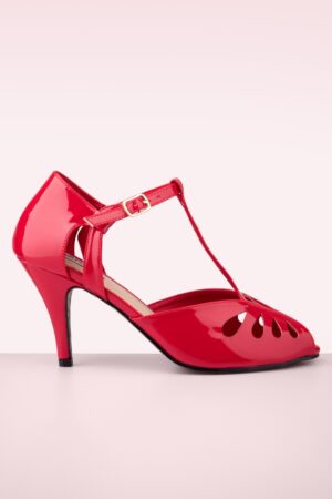 Secret Love Sandalen in Lippenstiftrot