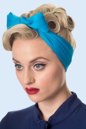 Anna Haarband in Himmelblau