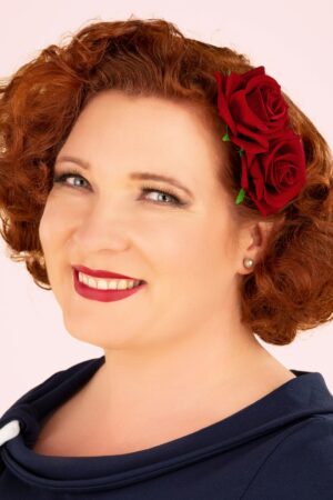 Be My Valentine Haarspange in Rot