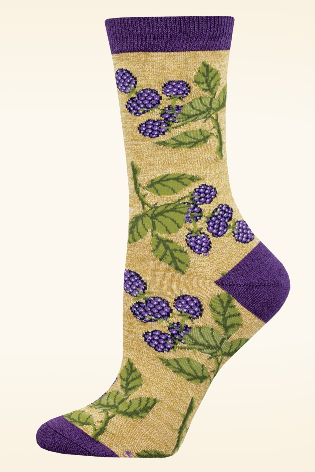 Bunch of Blackberries Bambus Socken
