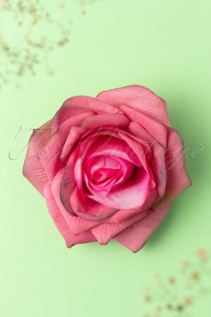 Duftende Liebesblumen-Haarspange in Pink