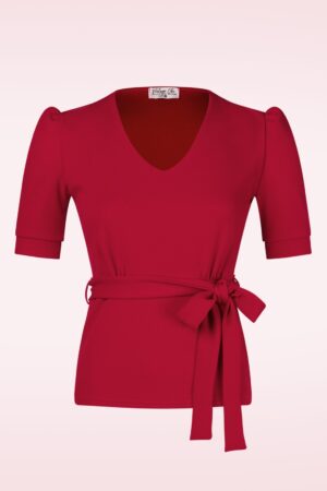 Exklusiv bei Topvintage ~ Alina Shirt in Rot