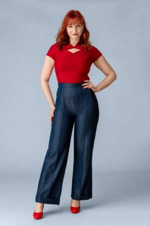 Exklusiv bei Topvintage ~ Alma Hose in Blau