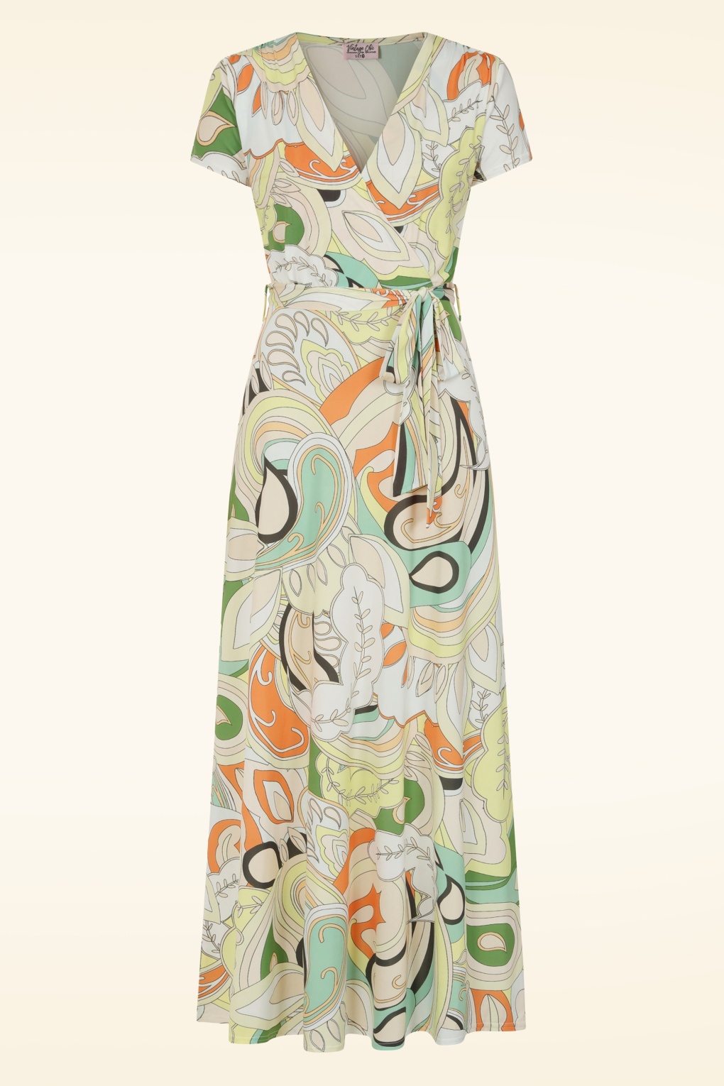 Exklusiv bei Topvintage ~ Euforia Elegance Maxikleid mehrfarbig