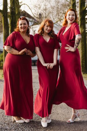 Exklusiv bei Topvintage ~ Scarlet Maxikleid in Rot