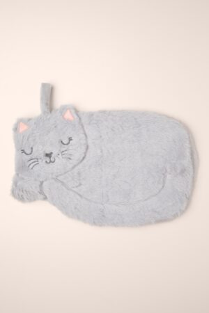 Graue Katze Wärmflasche
