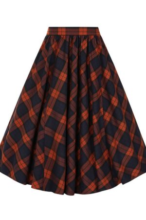 Hearts & Roses London A-Linien-Rock Parker Check Vintage Rockabilly Retro 50er