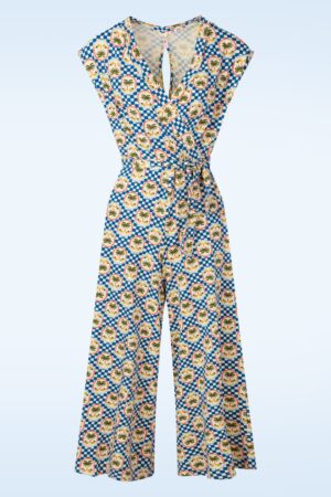Hello Fritjes Culotte-Jumpsuit in Citrons of Cannes