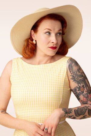Lace Whisper Sonnenhut in Hellbeige