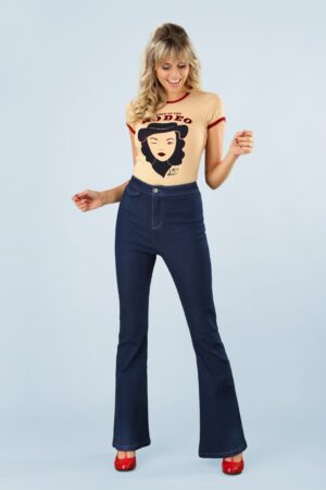 Legs Eleven Schlaghose aus Denim