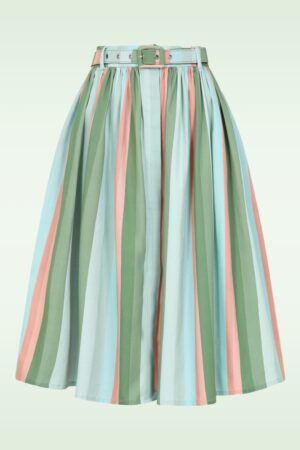 Mila Lollipop Stripes Swing Rock in Multi