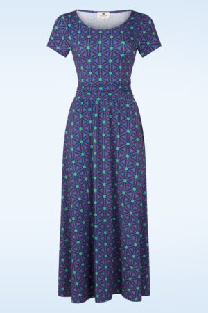 Mirella Maxi Kleid in Cap Blau