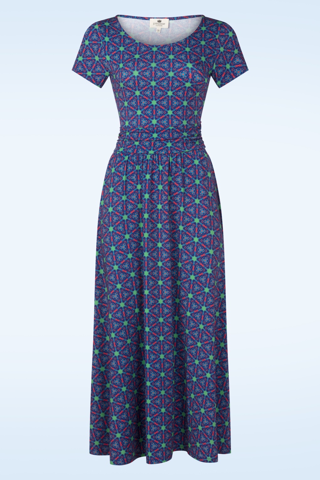Mirella Maxi Kleid in Cap Blau