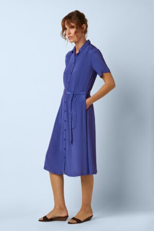 Olive Sista Midikleid in Blau
