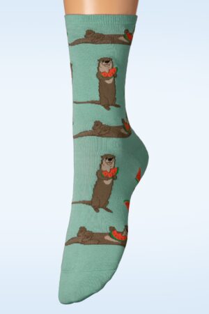 Ottermelon Socken in Himmelblau