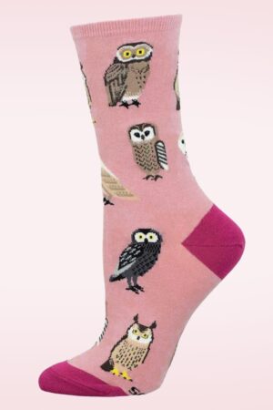 Parliament of Owls Socken in Rosa