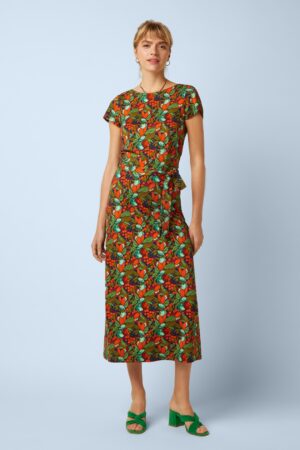 Sally Puerto Midaxi-Kleid in kräftigem Blau