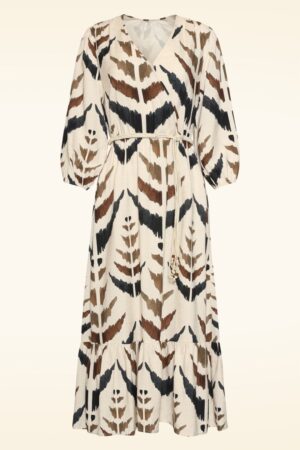 Serengeti Chic Midaxi-Kleid in Sand