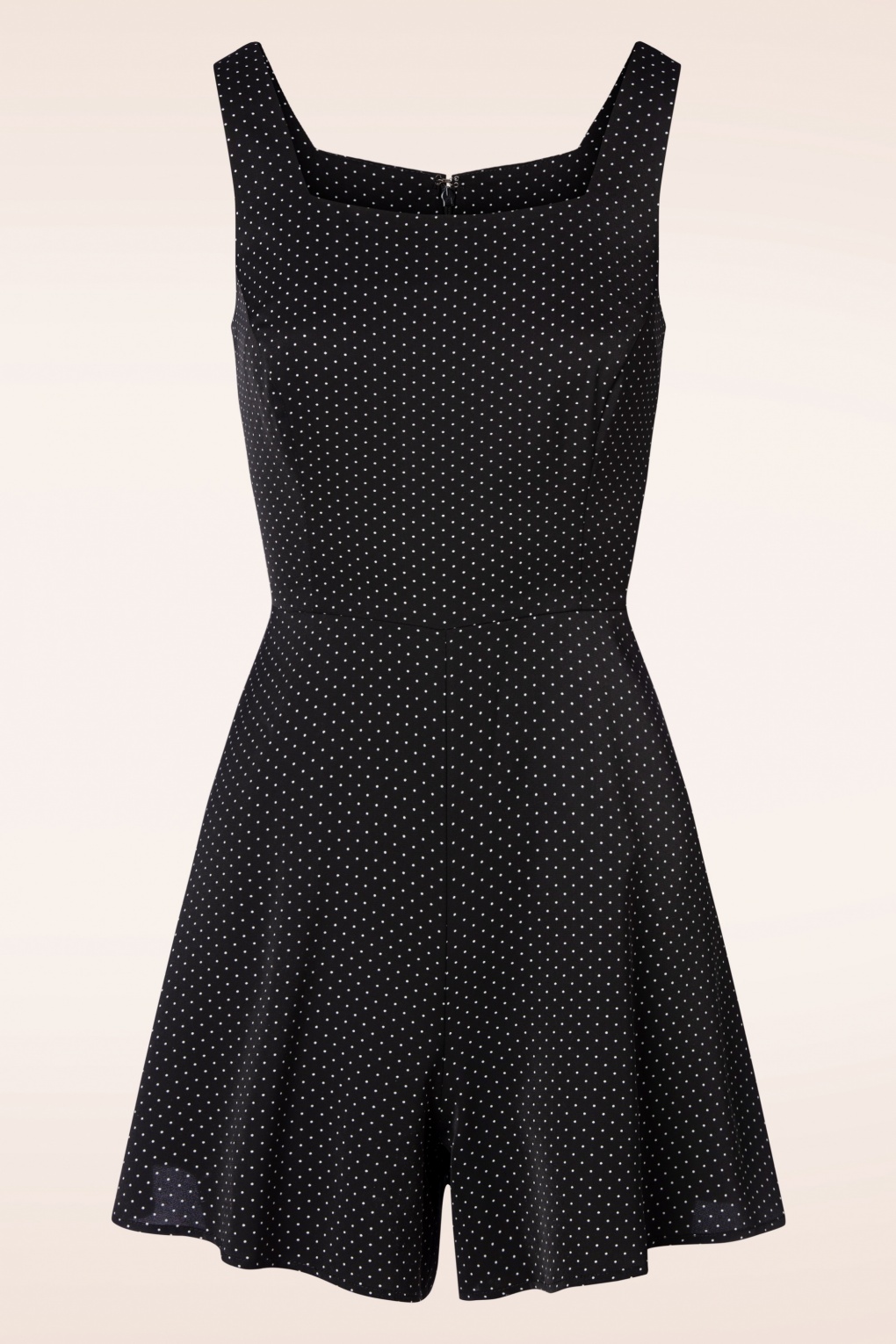 Spotty Playsuit in Schwarz und Weiß