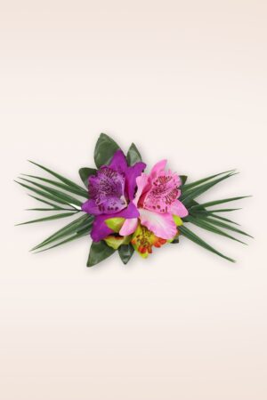 Tropical Bloom Haarspange in Fuchsia