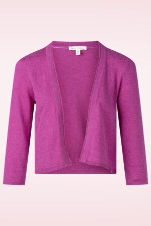 Vanessa Baumwoll-Cardigan in Wild Orchid