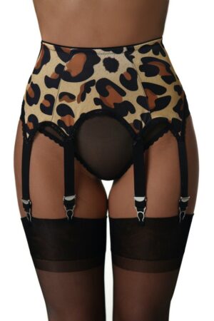 Vicky's Nylons Strumpfhalter Leo - Animal Print