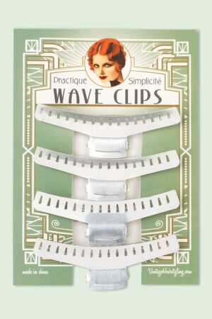 Vintage Hairstyling: Praktische Wellenclips
