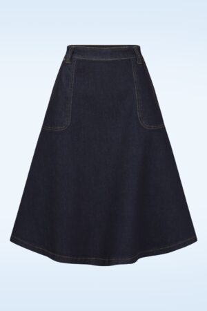 Workwear Rock in dunklem Denimblau